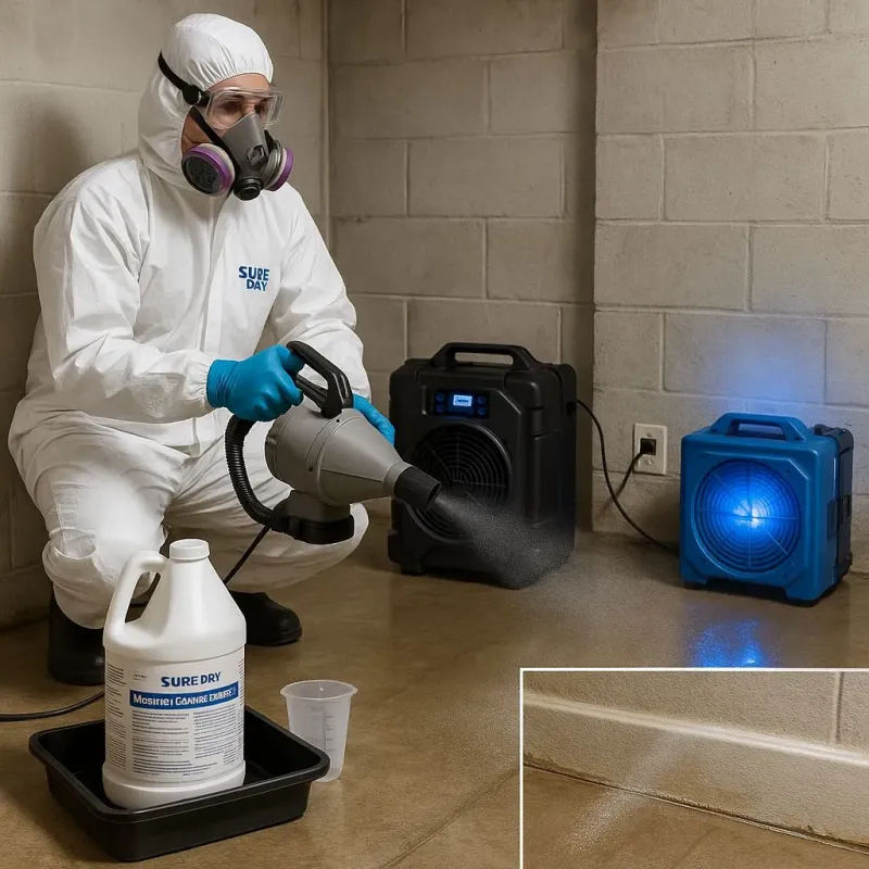 Sanitization and Odor Removal process in Winthrop, MN